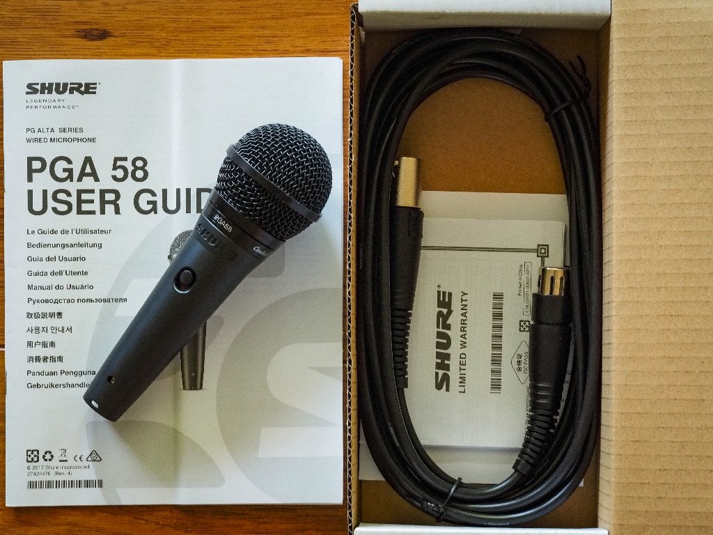 te koop: Shure PGA58, Ophalen, Zo goed als nieuw, Zangmicrofoon