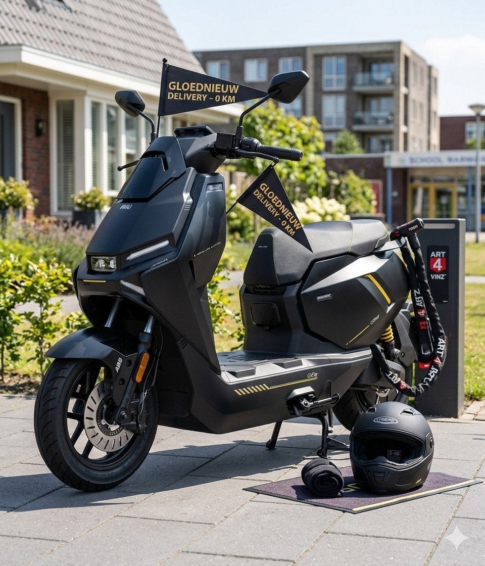 NIEUW (0km) NIU FQiX 150 Mat Zwart + Extra Accu +Accessoires, Fietsen en Brommers, Scooters | Overige merken, Ophalen, Niu, Maximaal 45 km/u