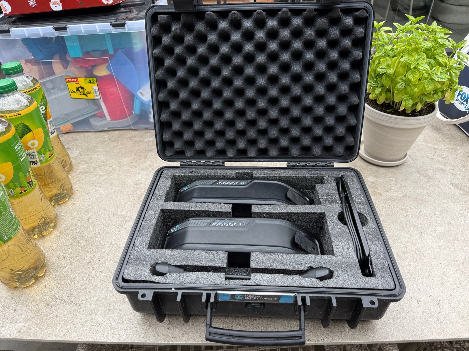 Focus TEC Batterijset (2x) met koffer, Ophalen, Gebruikt