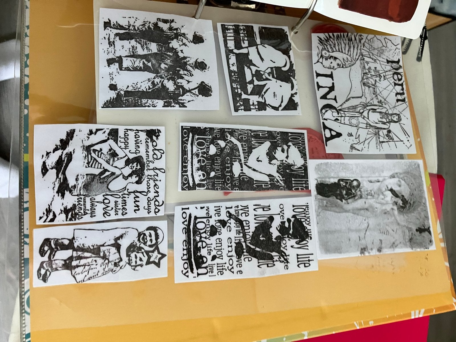 Diverse rubberen stempels voor hobby en creativiteit, Hobby en Vrije tijd, Stempelen, Ophalen of Verzenden, Gebruikt, Unmounted stempel