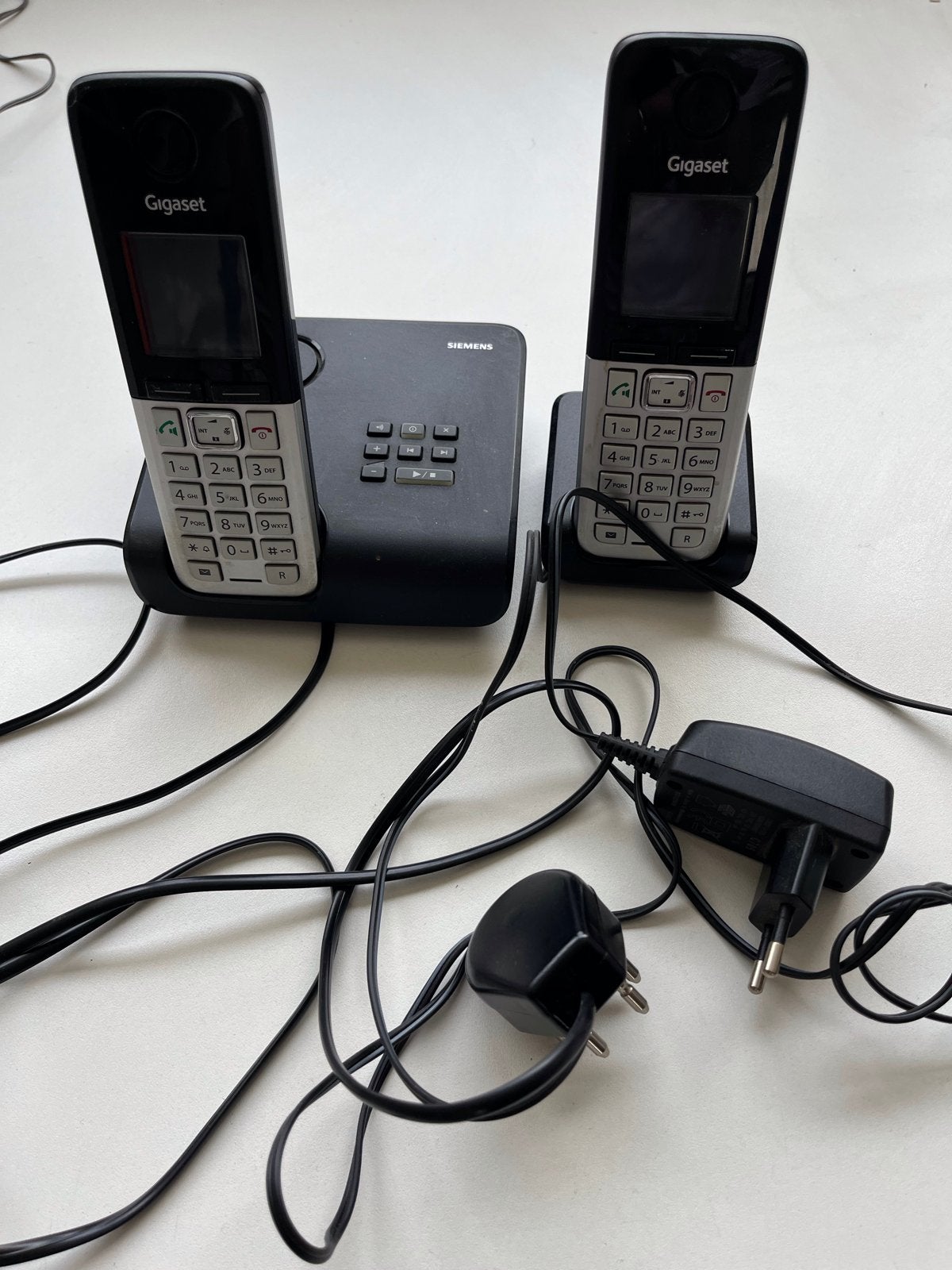 Siemens Gigaset C300A draadloze telefoon met 2 handsets, Ophalen of Verzenden, Gebruikt, 2 handsets