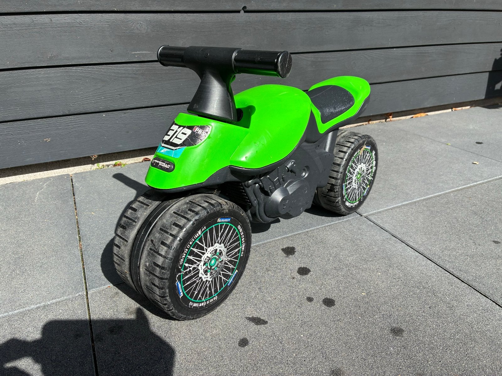 Groene loopmotor voor kinderen, Ophalen, Zo goed als nieuw, Loopfiets