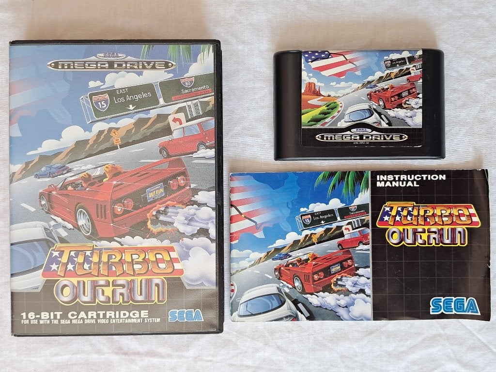 Turbo Outrun - SEGA Mega Drive, Gebruikt, Verzenden, 1 speler, Racen en Vliegen