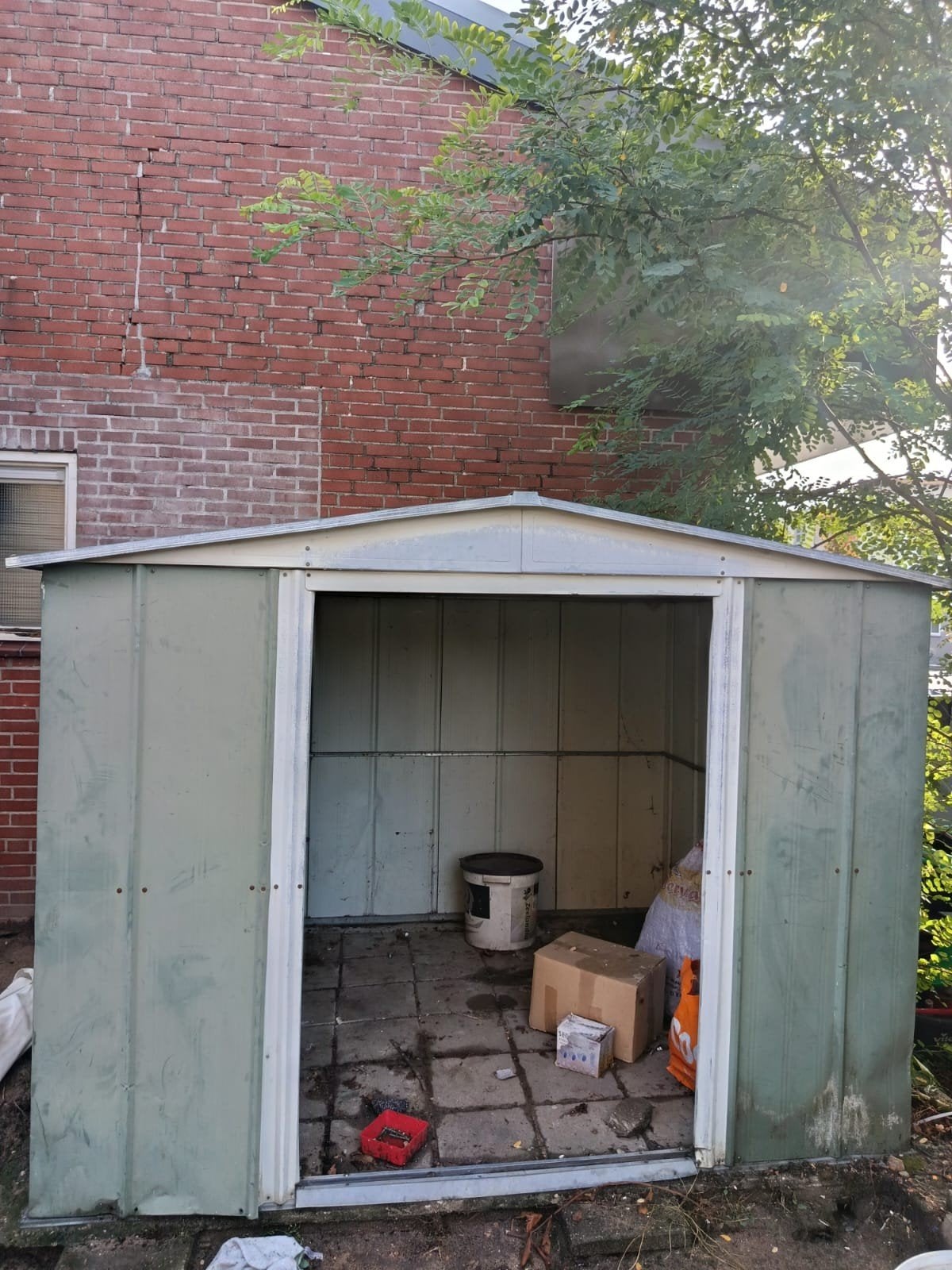 opberg schuur, Ophalen of Verzenden, Gebruikt, Schuur, Zonder ramen