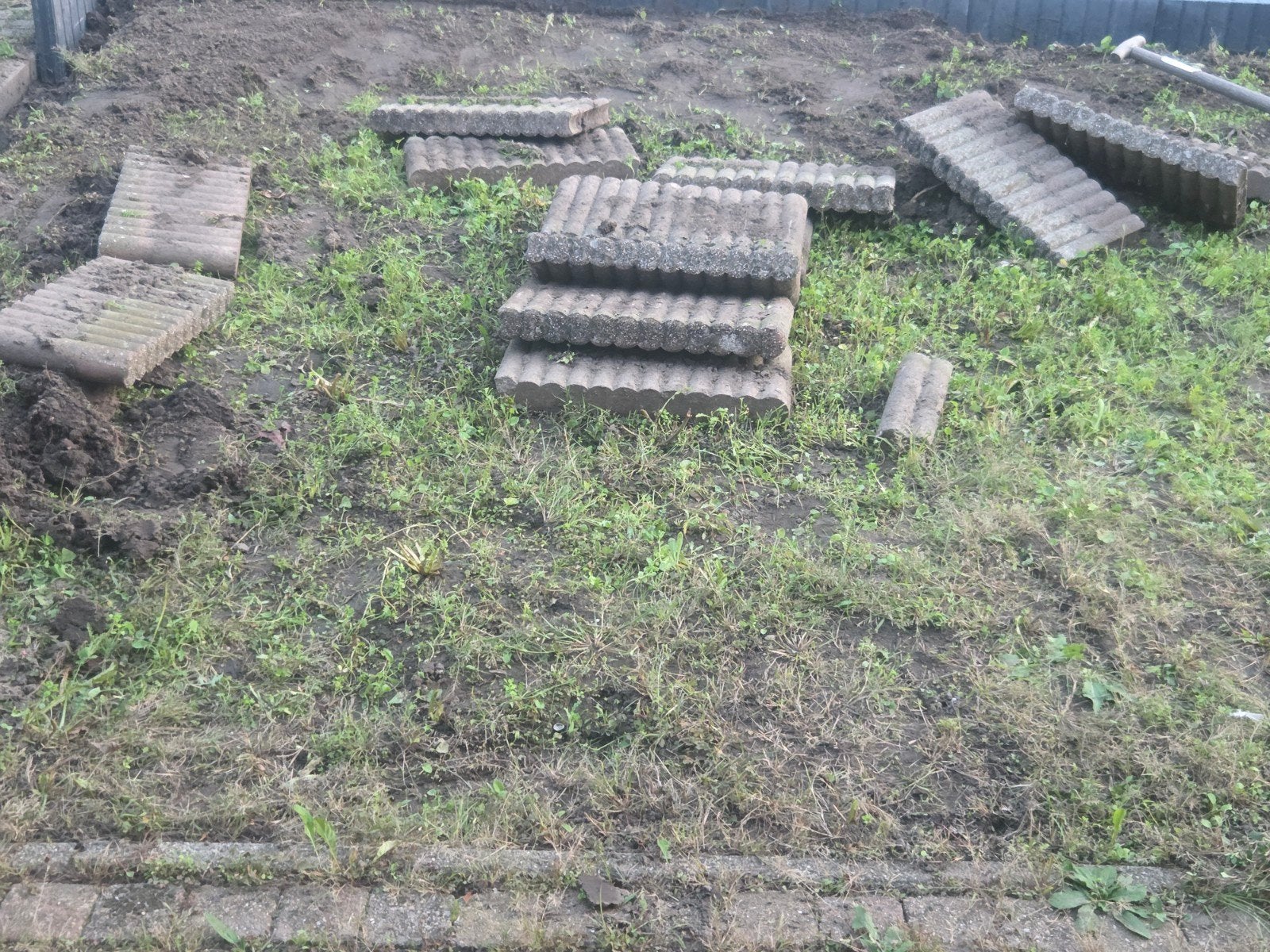 pallisade, Tuin en Terras, Ophalen, Gebruikt, Minder dan 5 m², Beton