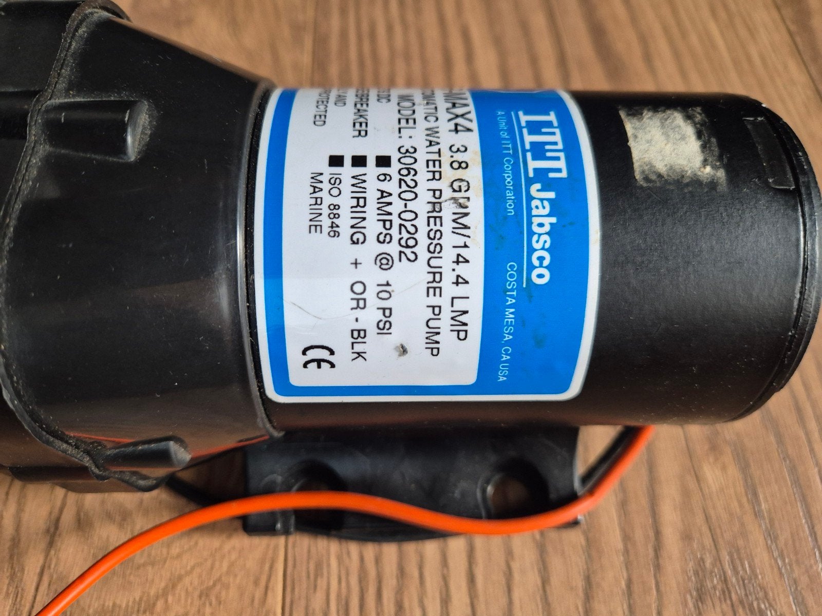ITT Jabsco PAR-MAX4 Automatische Waterdrukpomp, Ophalen, Nieuw