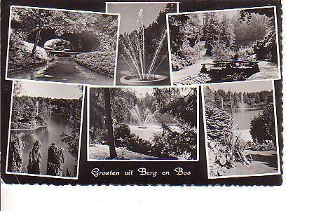 Ansichtkaart	Apeldoorn	Berg en Bos	6-luik, Verzenden, 1940 tot 1960, Gelopen, Gelderland