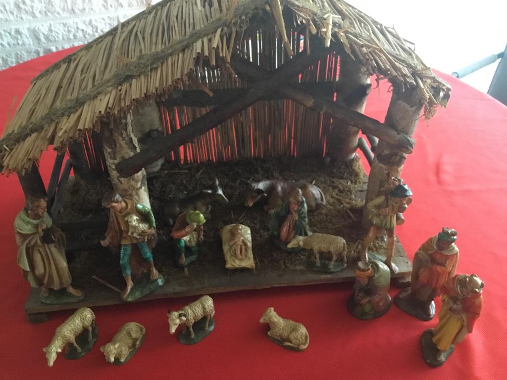 Kerststal, Ophalen, Gebruikt