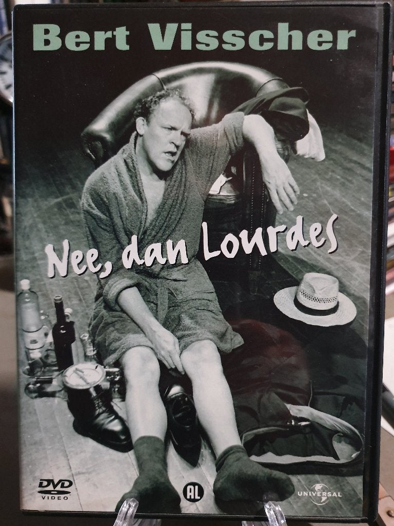 Bert Visscher nee dan Lourdes DVD, Alle leeftijden, Ophalen, Zo goed als nieuw, Stand-up of Theatershow