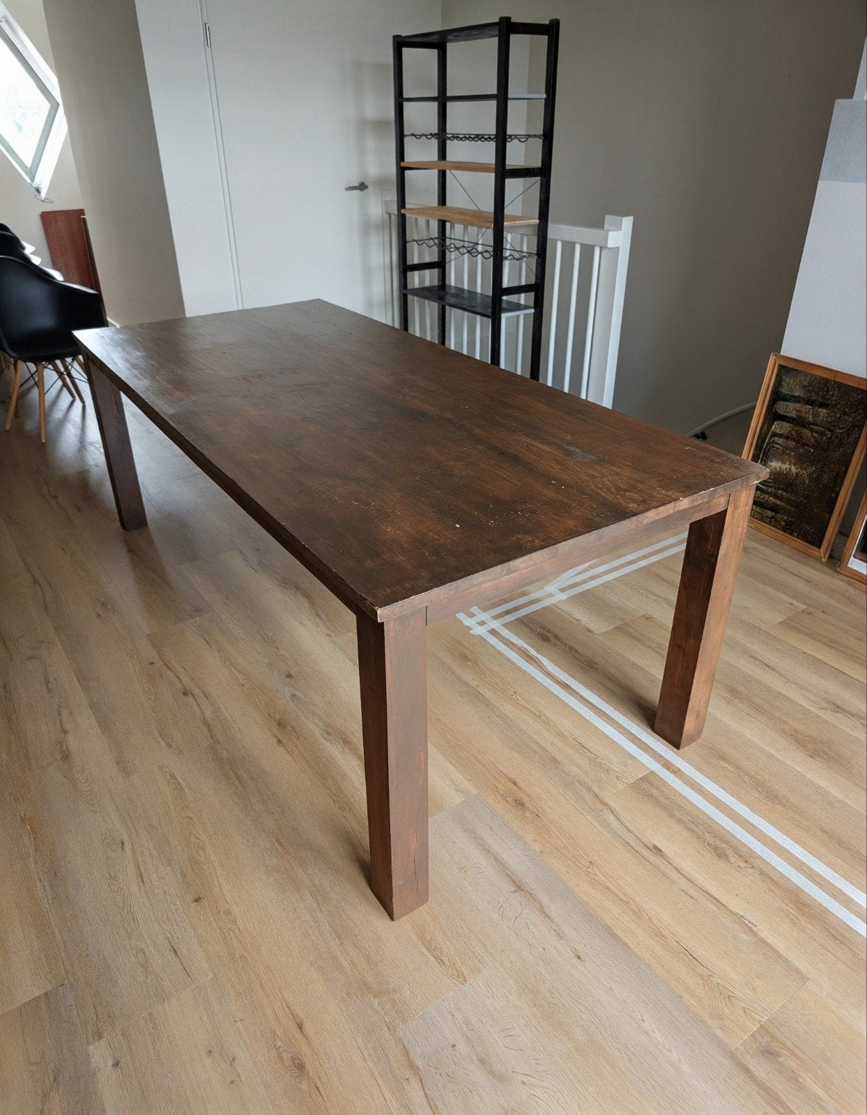 [MOET WEG] Massief houten eettafel 220x100 cm - robuust