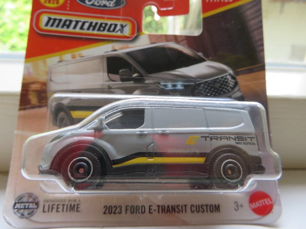 Matchbox Ford E-Transit Custom, Ophalen of Verzenden, Nieuw, Auto