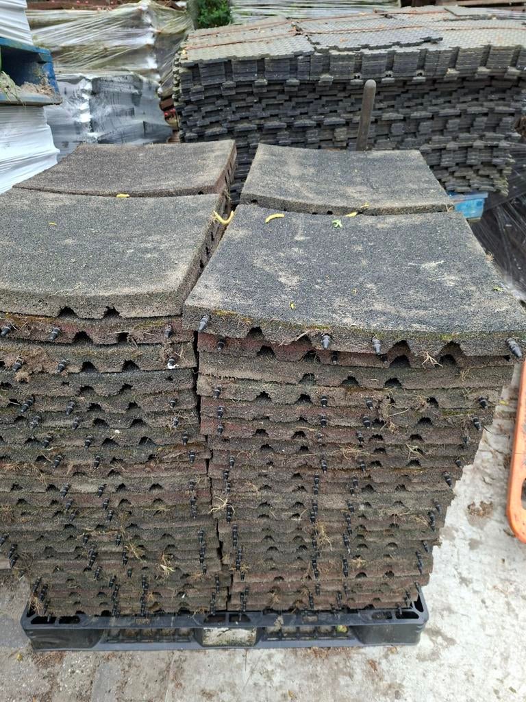 400 rubberen tegels 50x50x4 cm staltegels stalmatten, Dieren en Toebehoren, Stalling en Weidegang