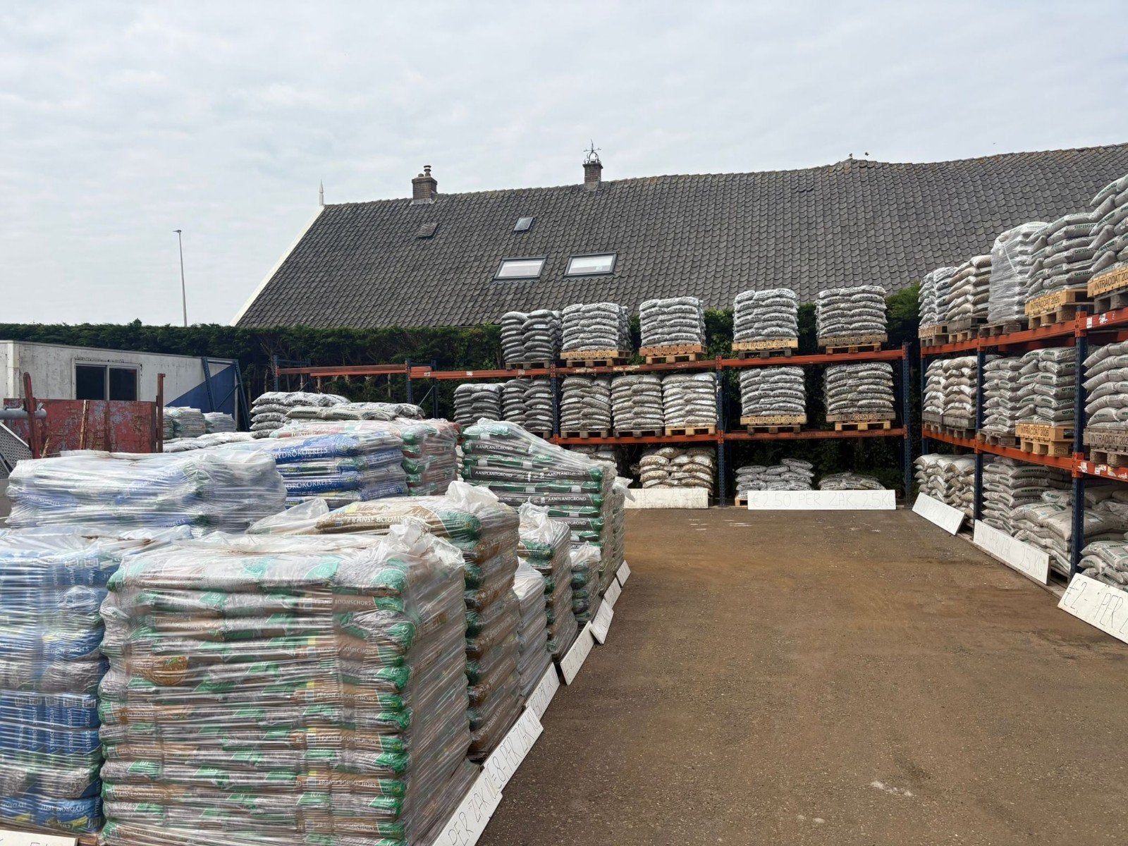 OUTLET ZAND GRIND GROND BOOMSCHORS HYDROKORRELS, Ophalen, Nieuw, Wit