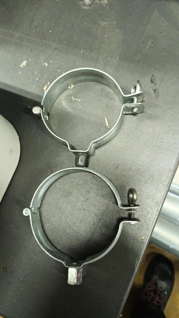 Hwa beugels zink 100, Doe-het-zelf en Verbouw, Buizen en Afvoer, Ophalen, Zink, Minder dan 2 meter, 80 mm of meer