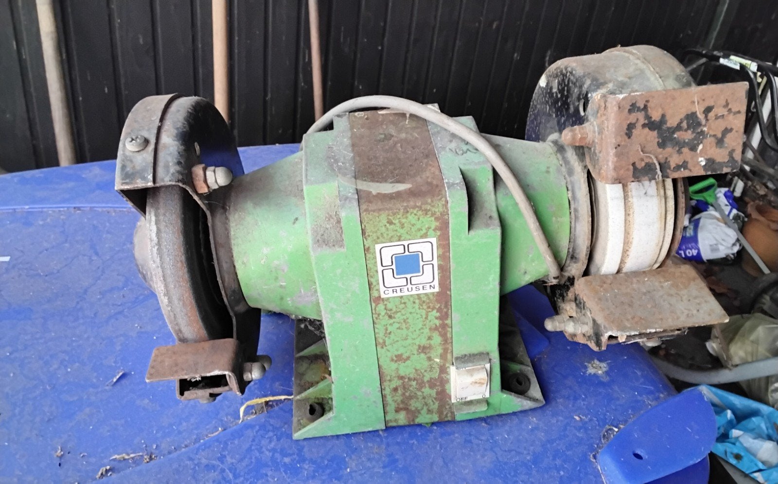 Creusen Werkslijpmachine DS 5150 TS - 275 Watt, Ophalen of Verzenden, Gebruikt, Minder dan 700 watt, Werkbankslijpmachine