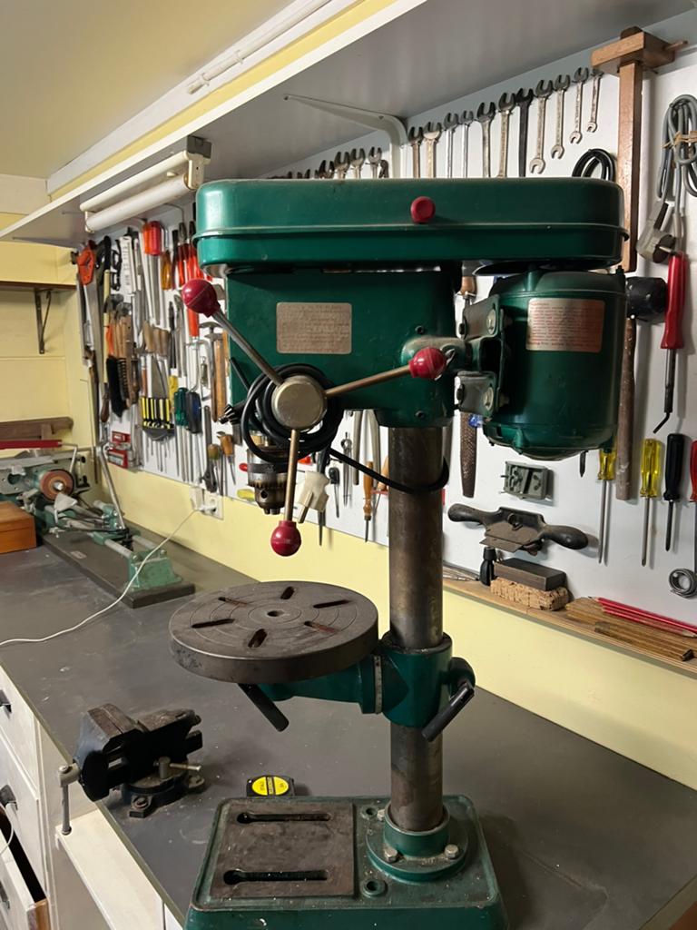 Antiek KZ boormachine, model 13 capaciteit 13 m/m, Ophalen, Zo goed als nieuw, Boormachine