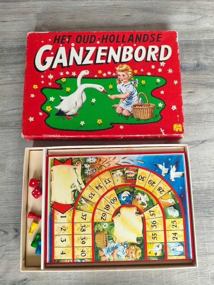 Jumbo Het oud Hollandse ganzenbord, Ophalen of Verzenden, Gebruikt