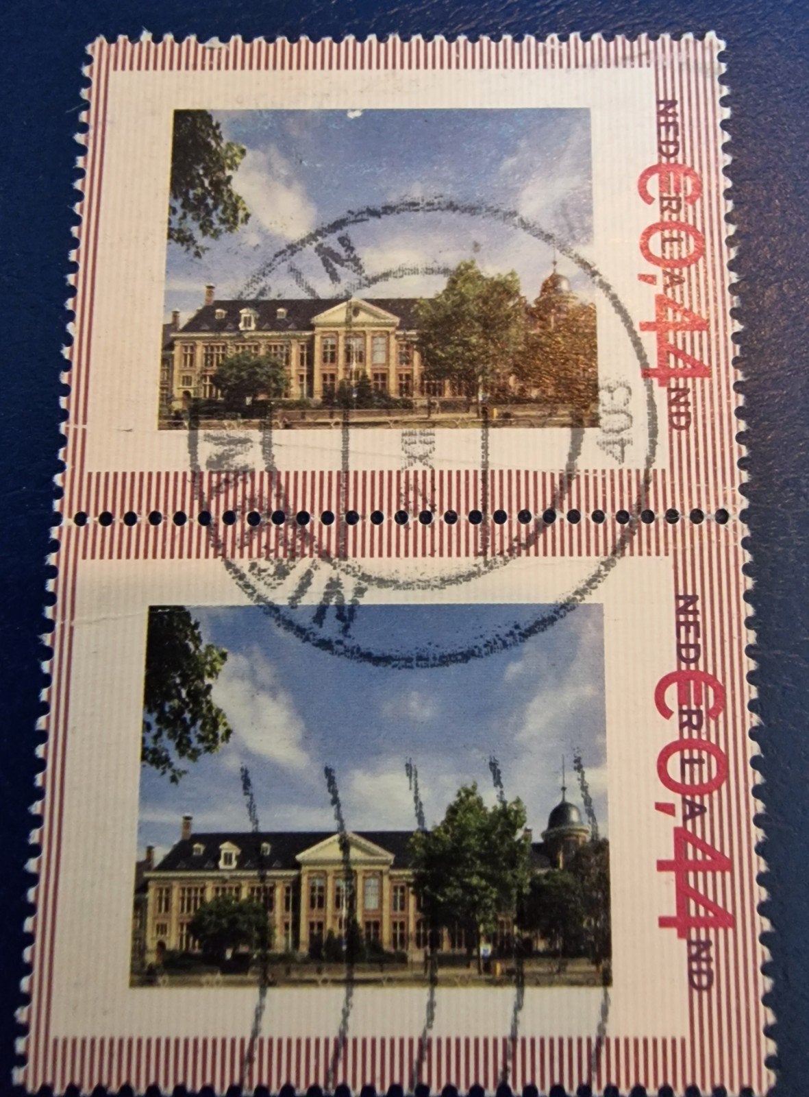 kv1179 paartje persoonlijke postzegels, Ophalen of Verzenden, Na 1940, Gestempeld