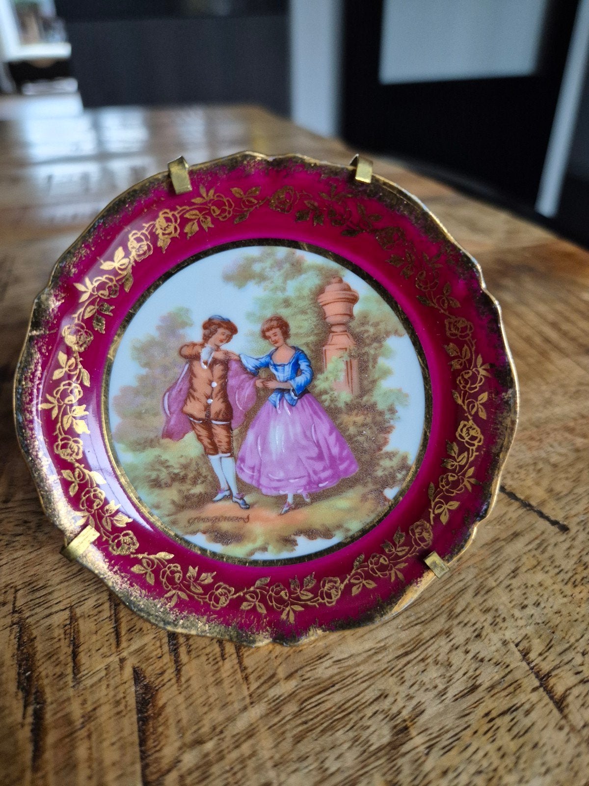 Limoges Porselein bordje 5, Ophalen of Verzenden