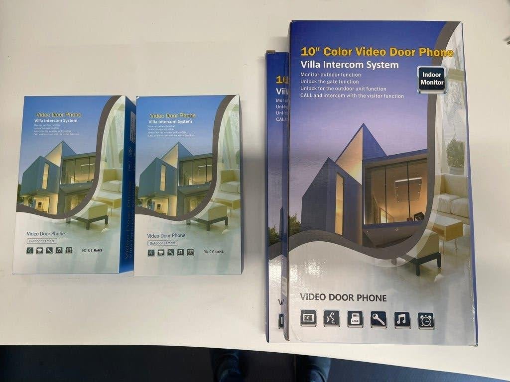 Intercom nieuwe set ongebruikt, Ophalen of Verzenden, Bewegingsdetectiesensor, Nieuw, Bedraad