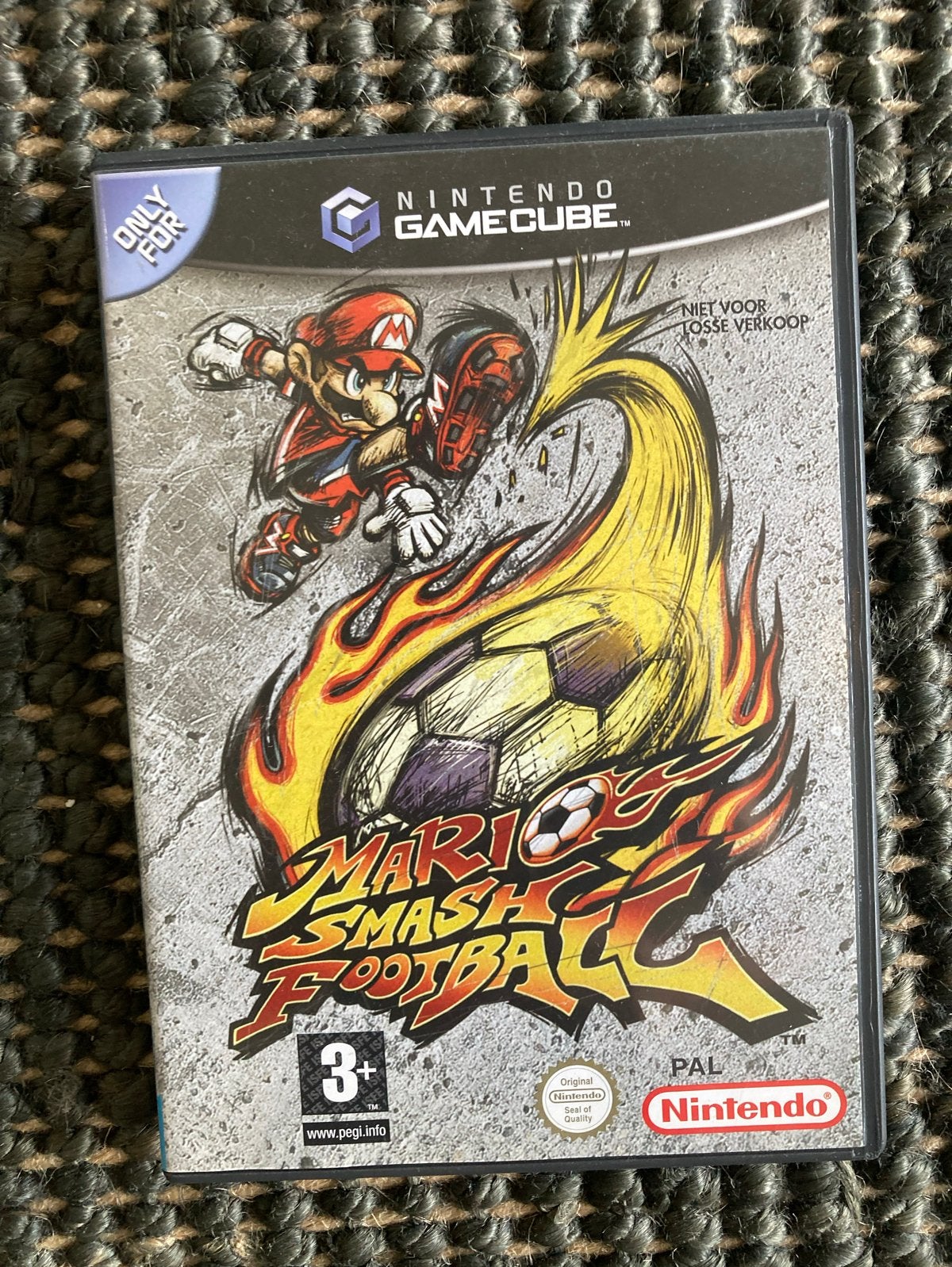 Mario Smash Football GameCube - Voetbalplezier met Mario!, Spelcomputers en Games, Gebruikt, Ophalen of Verzenden, Sport, 3 spelers of meer