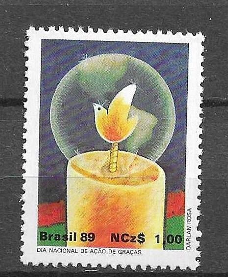 BRAZILIE 1989 PF-voor M.C.Cadee, Ophalen of Verzenden, Gestempeld, Zuid-Amerika