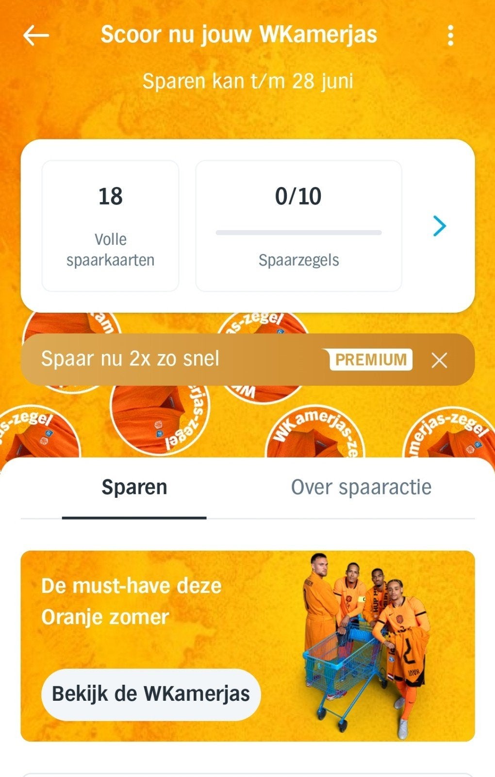 Ah Wkamerjas  wk badjas  zegels wk kamerjas spaarkaarten, Verzamelen, Supermarktacties, Albert Heijn, Ophalen of Verzenden