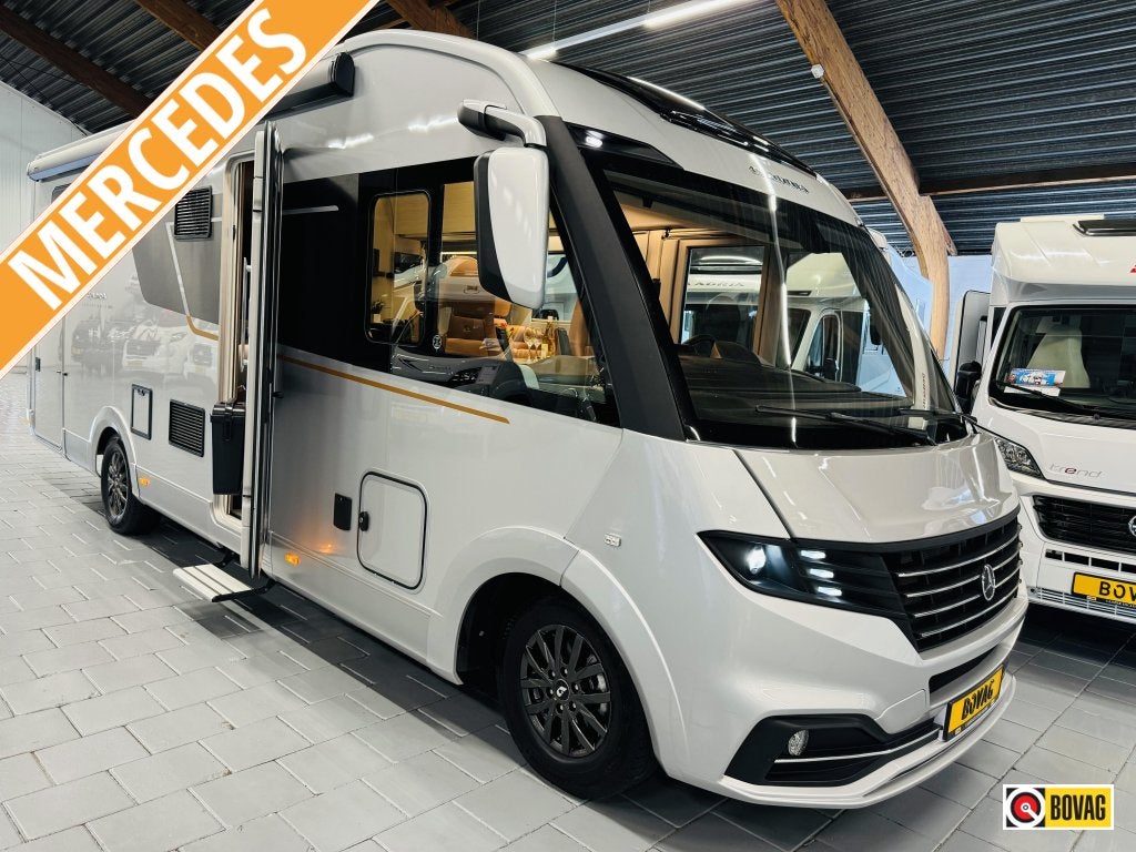 Adria Supersonic 780 SL ALDE ALKO Mercedes 2023, Caravans en Kamperen, Standaard zit, Adria Mobil, Afzuigkap, Vloeistofverwarming
