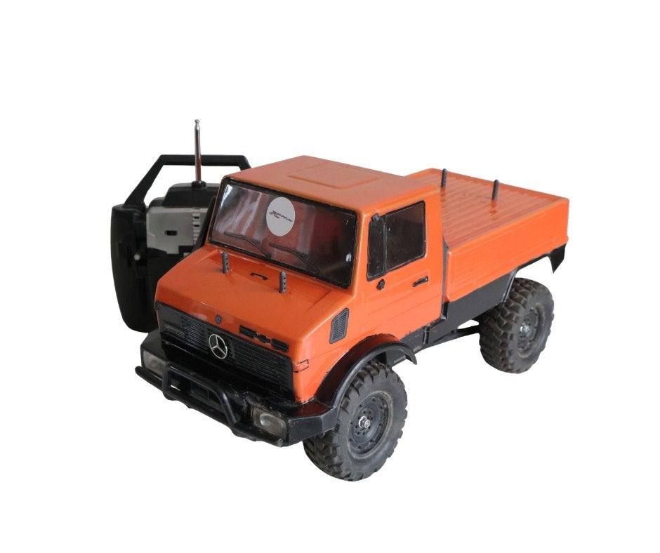 Tamiya Mercedes-Benz Unimog 425 CC-01 1/10 rc auto, Hobby en Vrije tijd, Modelbouw | Radiografisch | Auto's, Elektro, Gebruikt