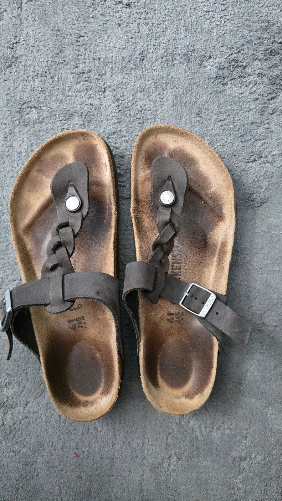 Birkenstock Gizeh Braided,  zwart, mt 41, breed model, Kleding | Dames, Schoenen, Zwart, Gedragen, Birkenstock, Sandalen of Muiltjes