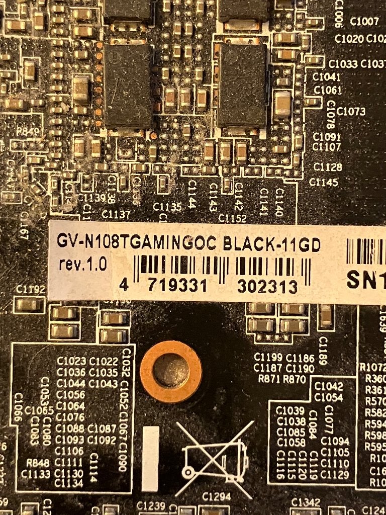 NVIDIA GTX 1080 Ti Gigabyte Gaming OC Black 11GB videokaart, Computers en Software, PCI-Express 3, Ophalen of Verzenden, HDMI