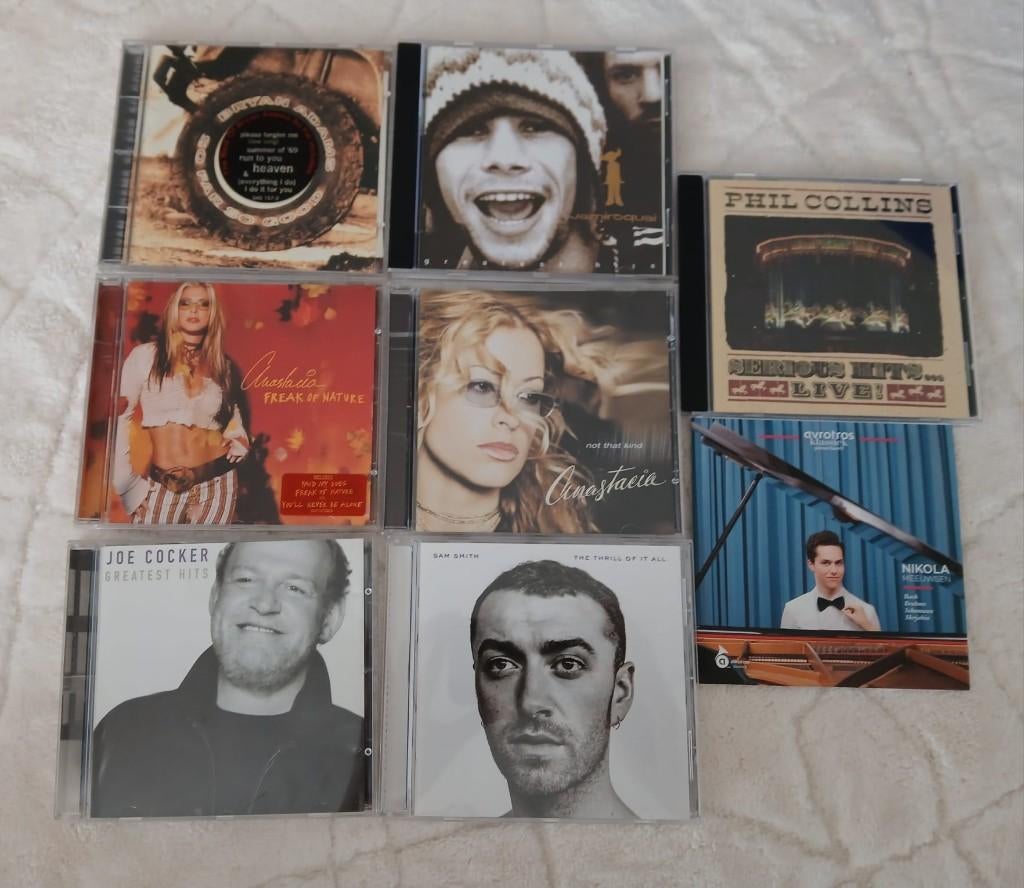 Bryan Adams -Anastacia -Sam Smith -j Cocker -Collins -Nikola, Ophalen of Verzenden, Zo goed als nieuw