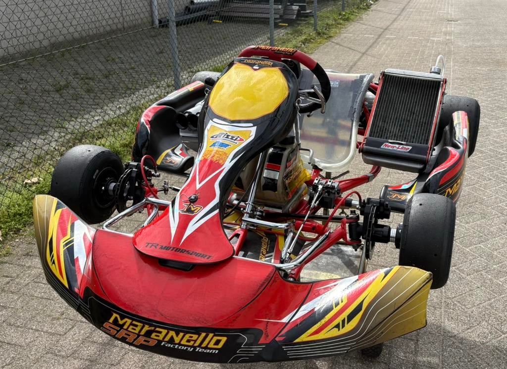 Maranello TM KZ10c kart incl. Mychron 5, Sport en Fitness, Karting, Ophalen, Zo goed als nieuw, Kart