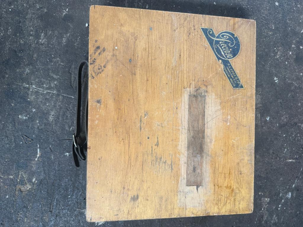 Precisio snijbranderset in houten kist, Ophalen of Verzenden, Gebruikt, Overige typen