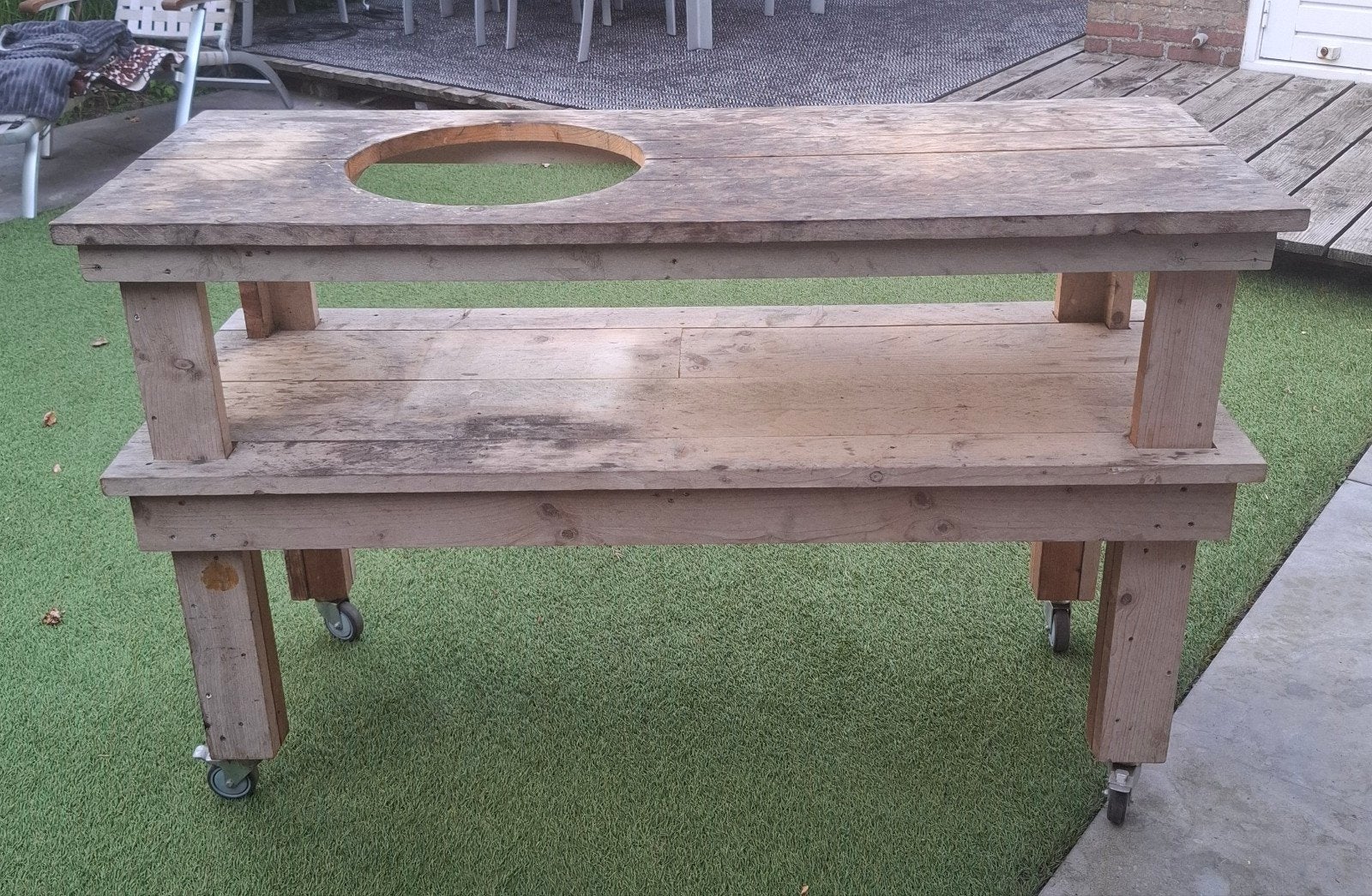 Degelijke buitenkeuken voor bbq., Tuin en Terras, Ophalen
