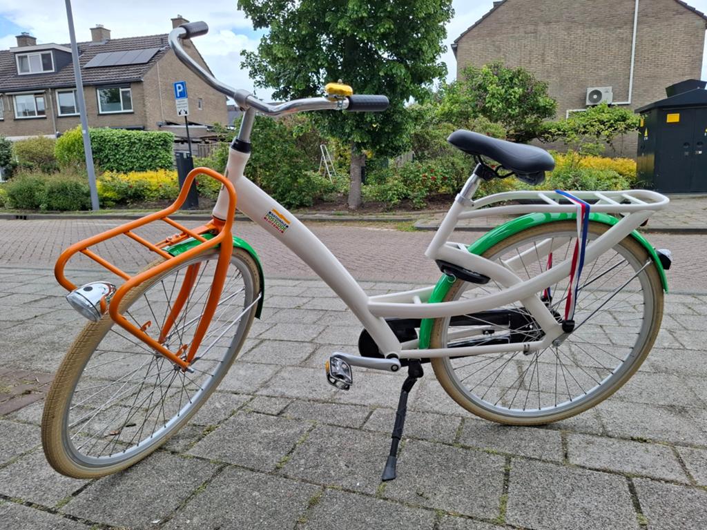 Zo goed als nieuwe Roetz Postcode Loterij fiets, Ophalen