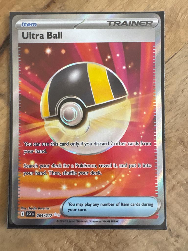 Ultra Ball 264, Ophalen of Verzenden, Zo goed als nieuw, Losse kaart, Foil
