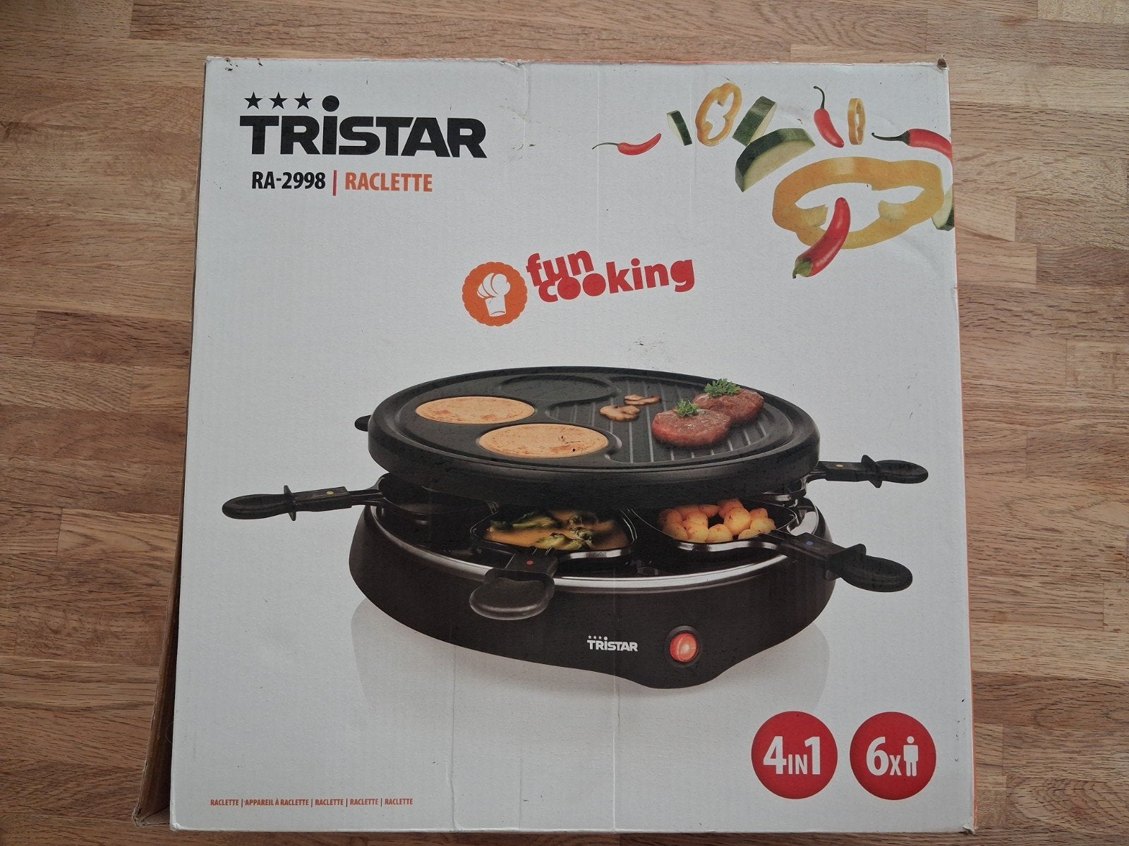 Tristar 6p. gourmet NIEUW, Witgoed en Apparatuur, Ophalen of Verzenden, Nieuw, 4 t/m 7 personen