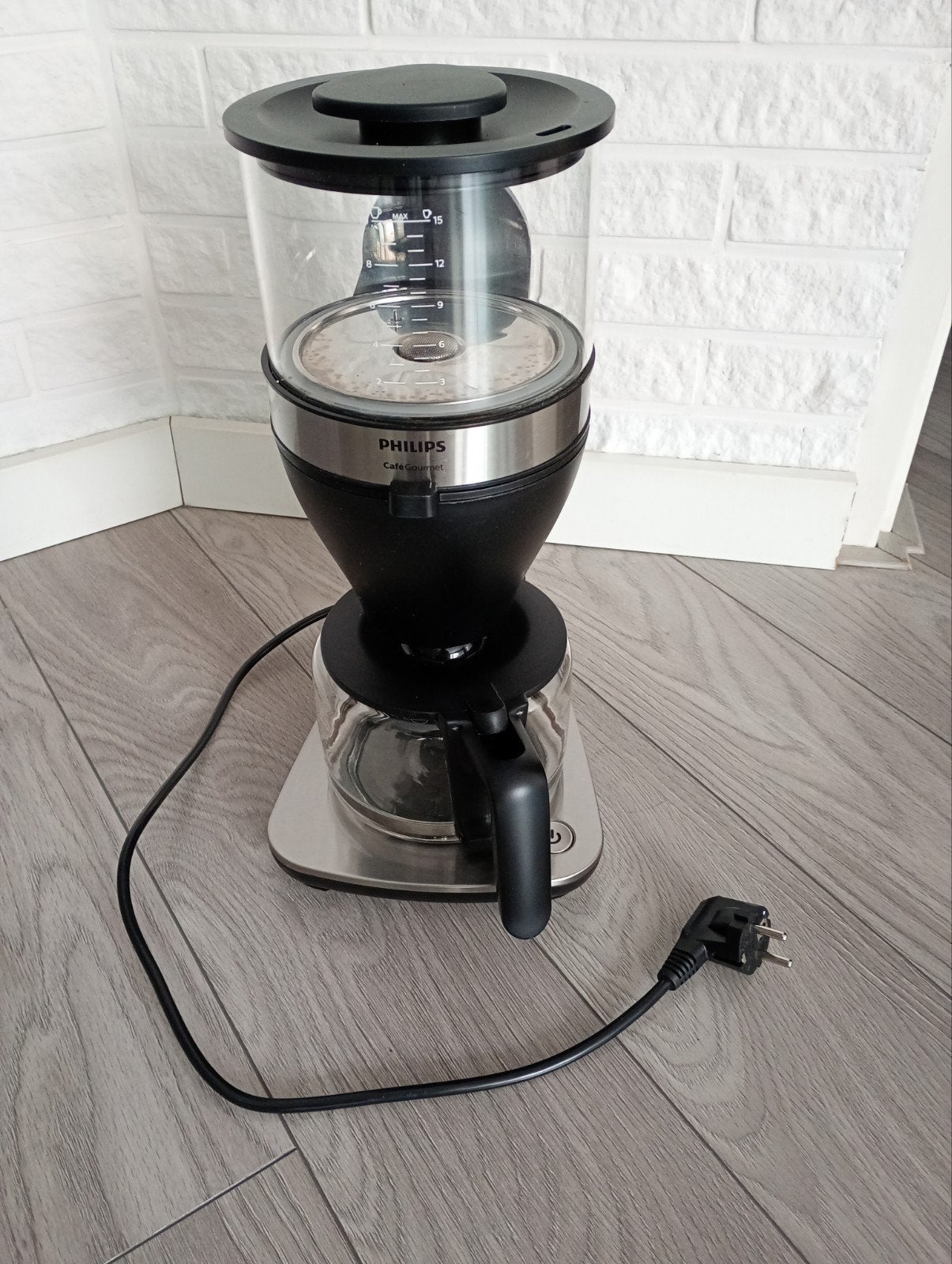 Philips cafe gourmet hd5416, Witgoed en Apparatuur, 10 kopjes of meer, Ophalen, Zo goed als nieuw, Koffiemachine