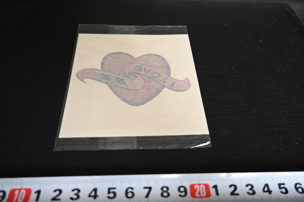 sticker Tattoo  I Love, Ophalen, Zo goed als nieuw