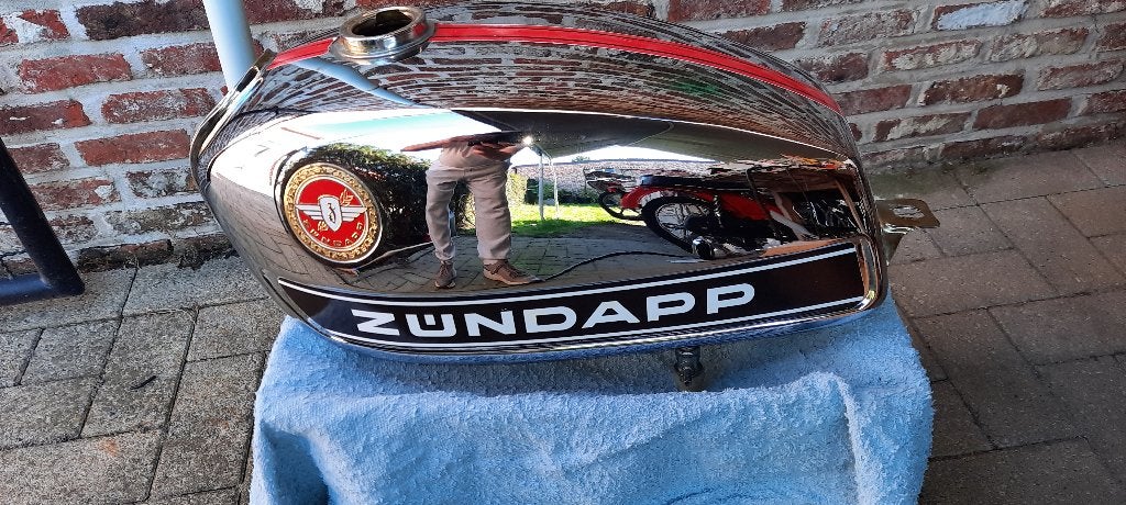 Zundapp langebaan tank, Ophalen, Gebruikt, Tank