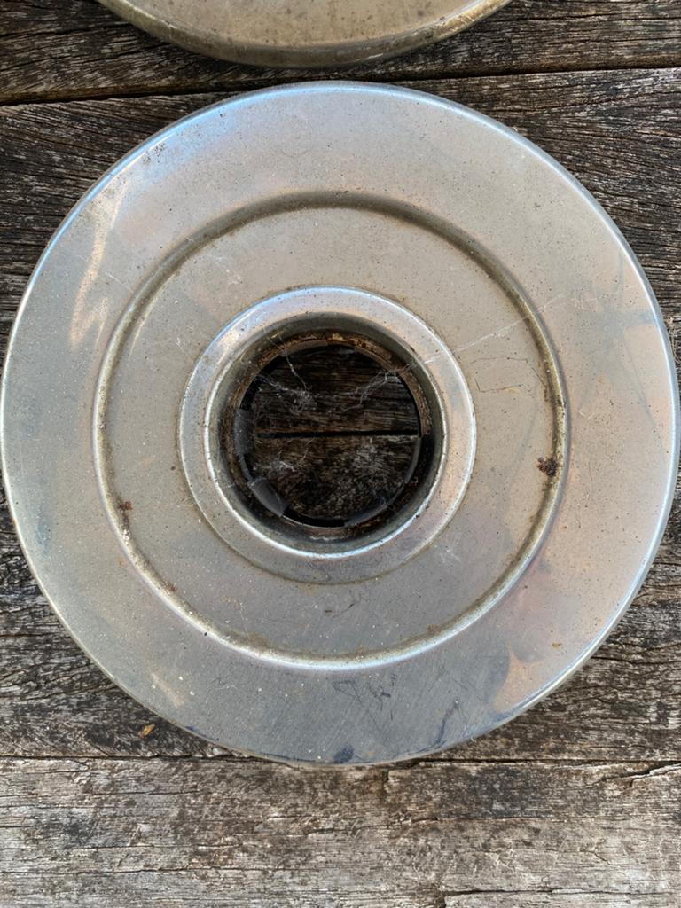 Wieldeksels wieldoppen Volvo 240 740, Auto diversen, Wieldoppen, Ophalen, Gebruikt