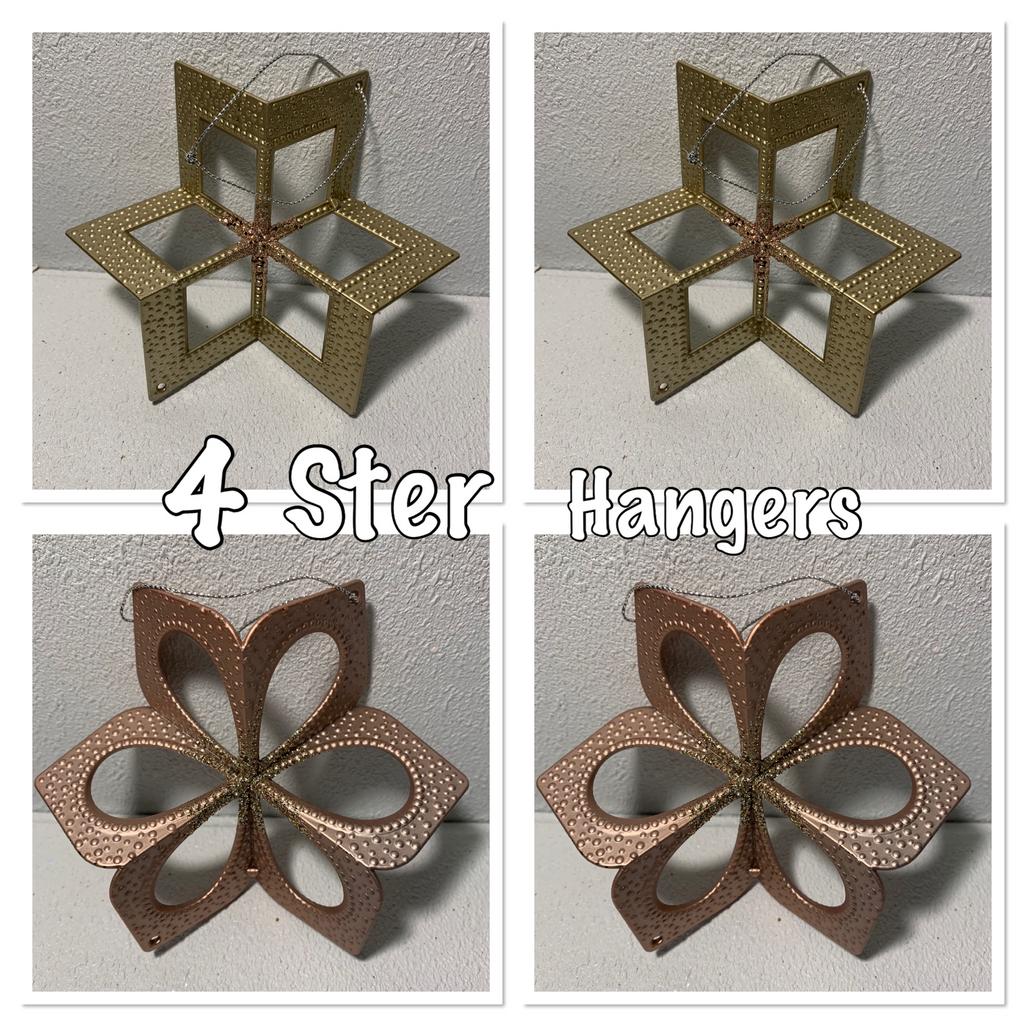 4 ster hangers  kurt adler, Ophalen of Verzenden, Nieuw