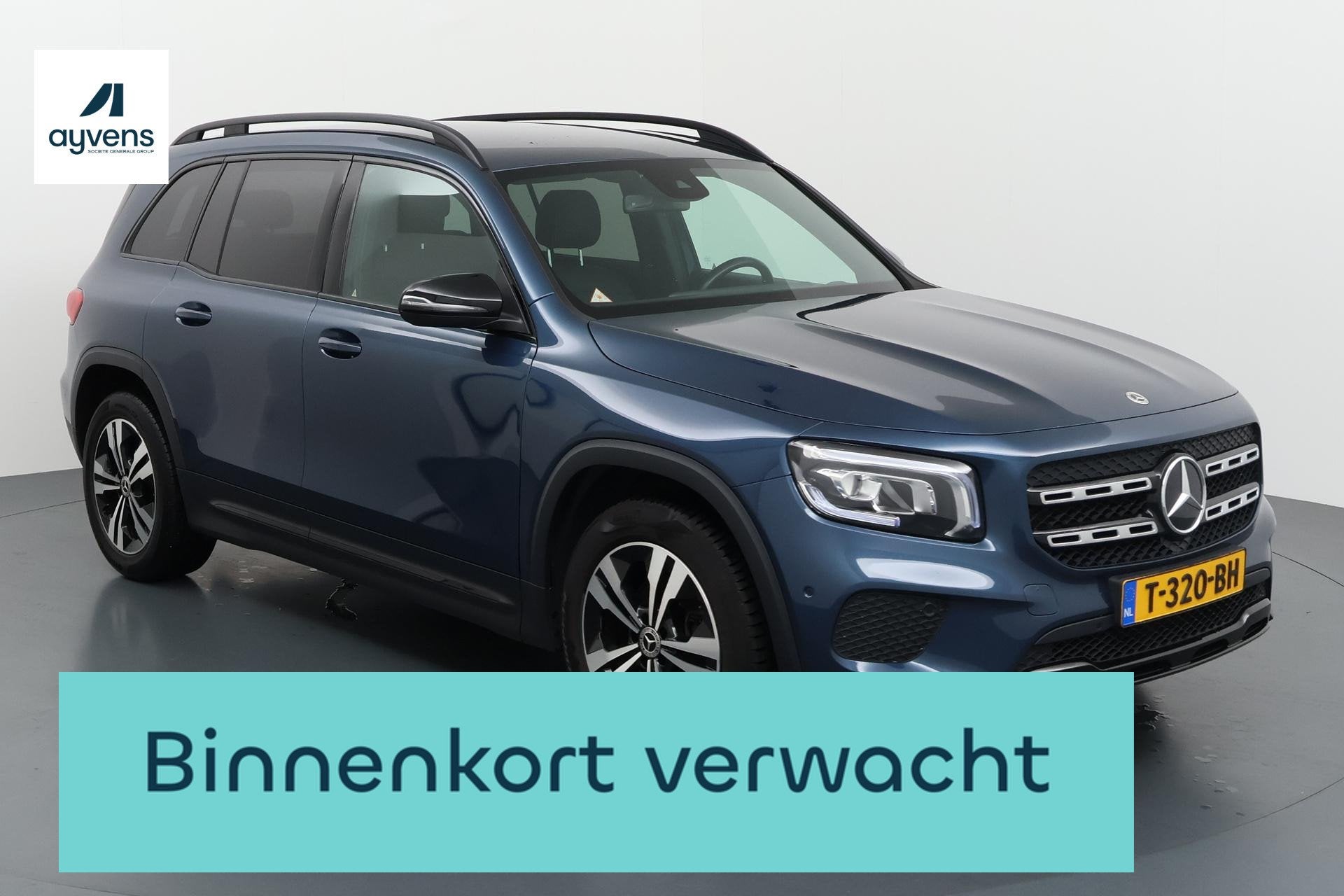 Mercedes-Benz GLB 200 Luxury Line Ruime familie-SUV met trek, Euro 6, 4 cilinders, Blauw, Leder en Stof