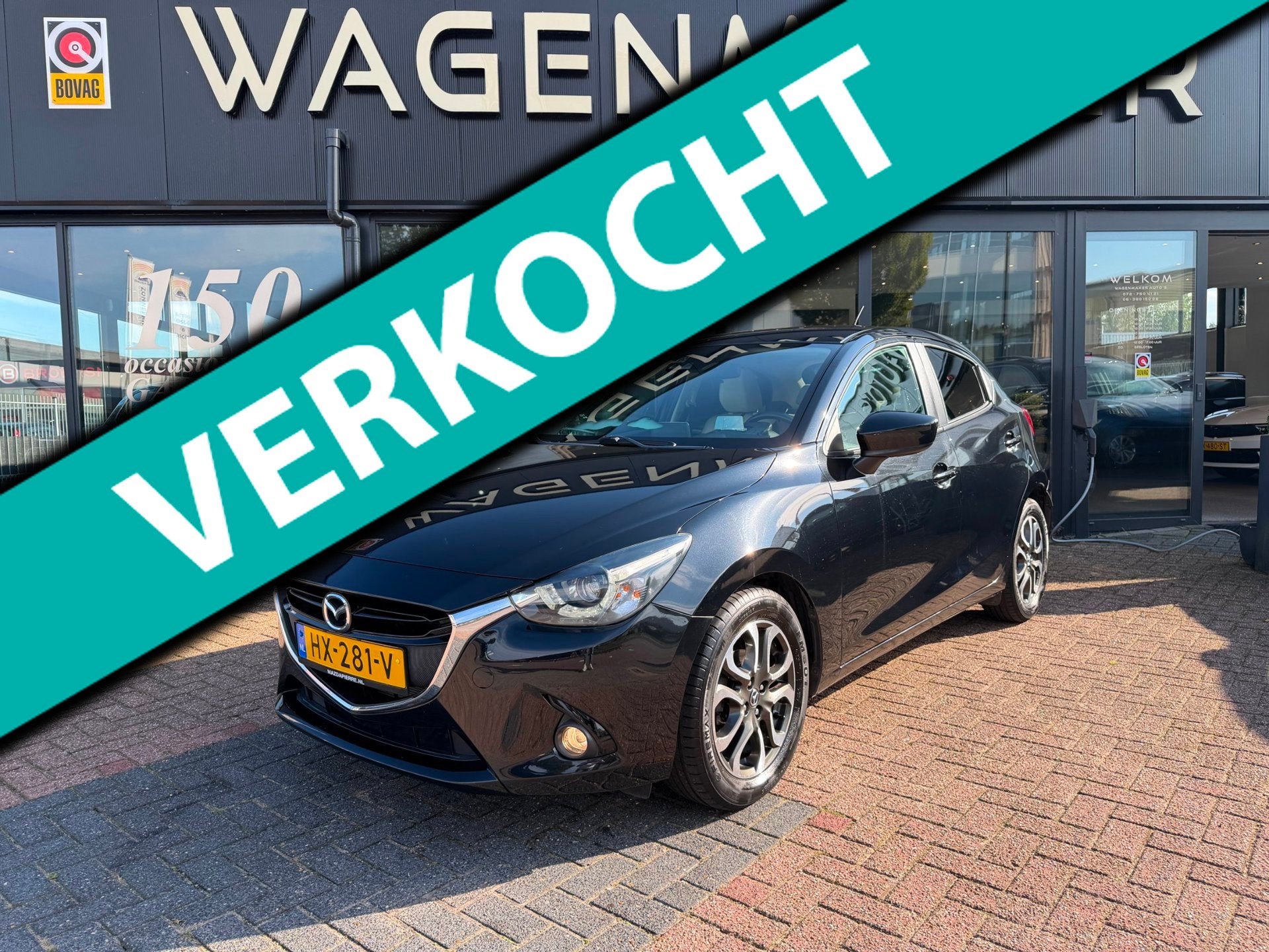 Mazda 2 1.5 Skyactiv-G GT-M Clima|Cruise|NAVI|Stoelverwarmin, Auto's, Voorwielaandrijving, Gebruikt, 4 cilinders, Leder en Stof