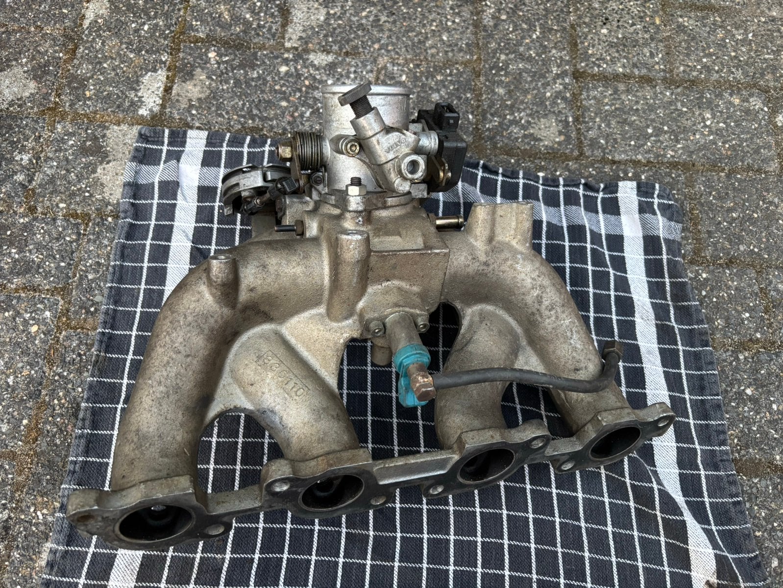 Volvo 240/740/940 Inlaatspruitstuk met gasklep, Ophalen of Verzenden, Gebruikt
