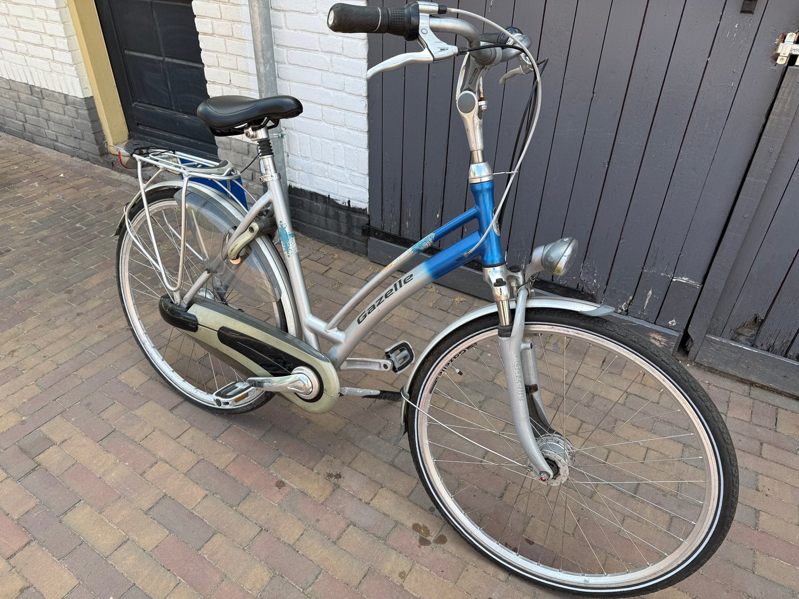 Gazelle damesfiets, Fietsen en Brommers, Ophalen, Gebruikt, Versnellingen, 56 cm of meer