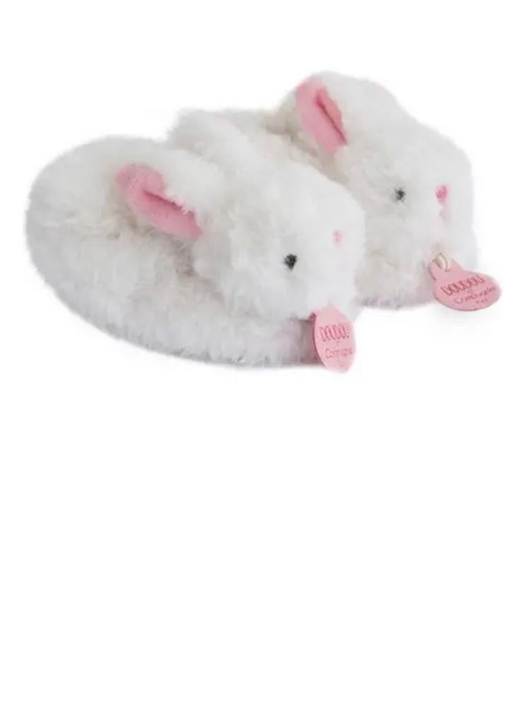 Baby slof DouDou et compagnie paris slofjes sloffen konijn, Ophalen of Verzenden, Zo goed als nieuw, Jongetje of Meisje, Slofjes