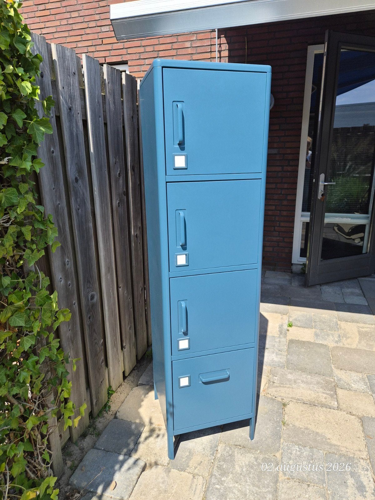 Idasen locker kast Ikea, blauw, Ophalen, Gebruikt