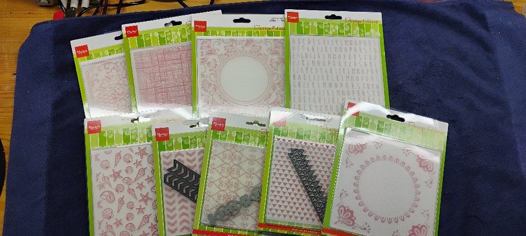 Embossingfolders Marianne design, Ophalen of Verzenden, Zo goed als nieuw, Overige thema's, Overige typen